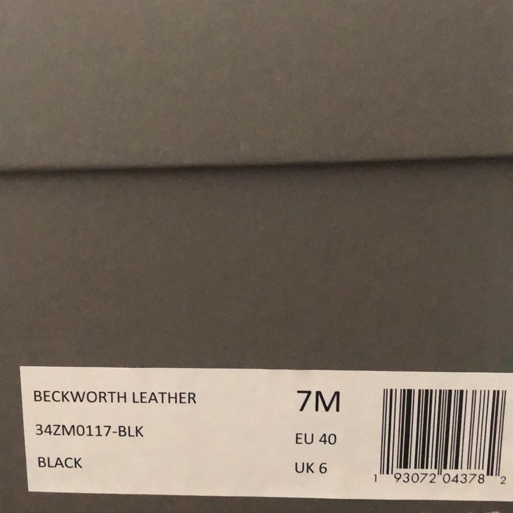 ALL Saints Men’s Beckworth Black Leather Boots - Picture 9 of 9